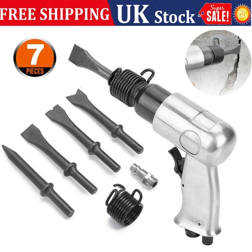 150mm air hammer kit chisels - air,
