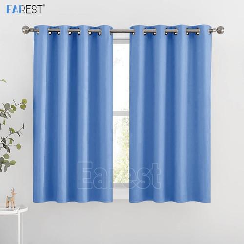 2pcs blackout curtains eyelet - blackout,