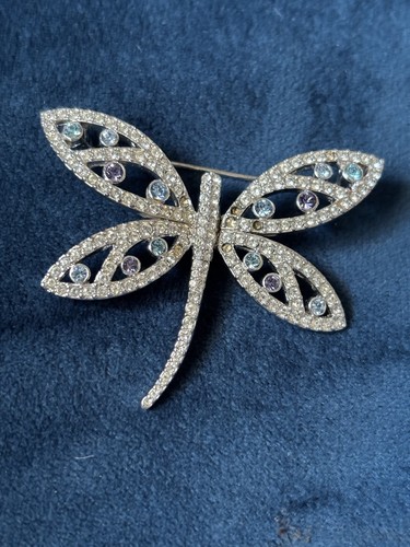 Swarovski rhinestone dragonfly - swarovski,