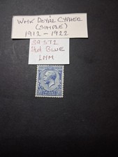 SG372  2 1/d Blue Wmk Royal