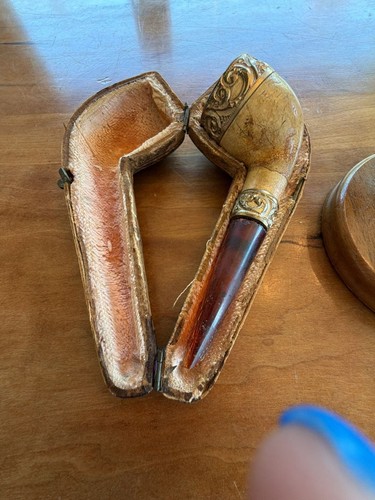 Antique cpf meerschaum pipe - meerschaum,