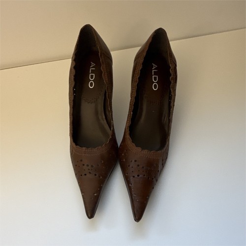 Aldo brown leather - aldo, toe