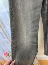 Mens Zara Jeans  Grey Distress