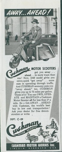 1949 cushman motor - 1949, scooter