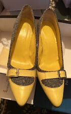 Yellow & Grey Shoes Size 5 UK 