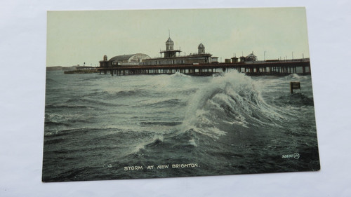 Postcard new brighton pier - new,