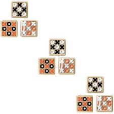 9 Sets Wooden Crafted Pieces