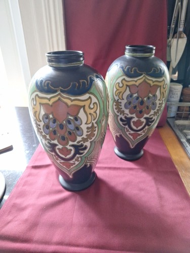 Gouda vase pair tokio - pair, pattern