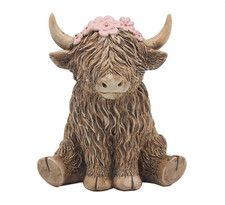 Hughie Highland Cow wood