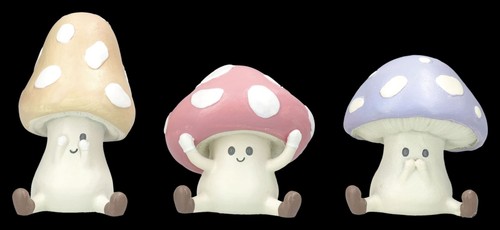 Mushroom figures set fly - figures,