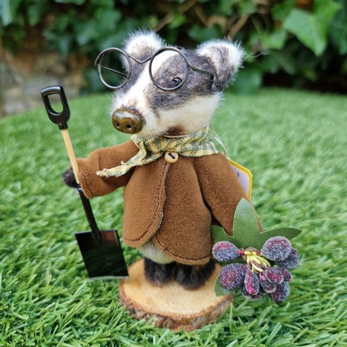 Badger puzzle bears mohair - by,