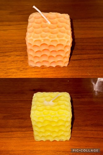 Handmade bubble cube candle - handmade,