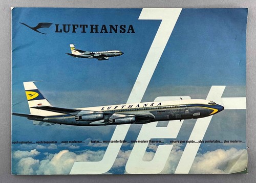 Lufthansa boeing 707 - 720b, jet