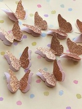 25 ROSE GOLD GLITTER PEARL 3D