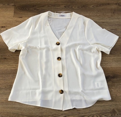 New damart ladies neck - v, ivory