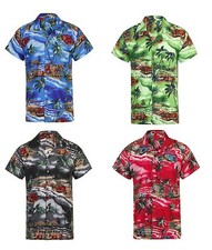 LOUD MENS ALOHA HAWAIIAN SHIRT