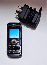 Nokia 6030 Black (O2) Retro Mobile Phone In Very Good Condition With Plug 