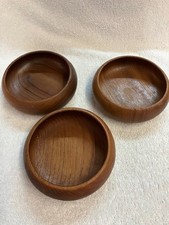 Teak Bowls made in Thailand set of 3