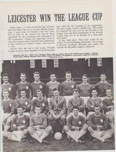 Leicester city win - league, cup
