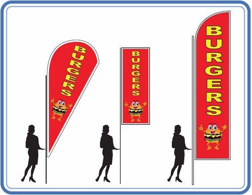 Burger flag ideal for - burger,