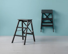 IKEA BEKVÄM Step Stool, Black & Beech Colour 63 cm UK