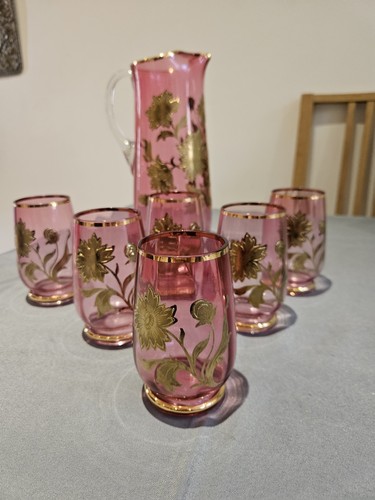 1950s bohemian cranberry - 1950s,
