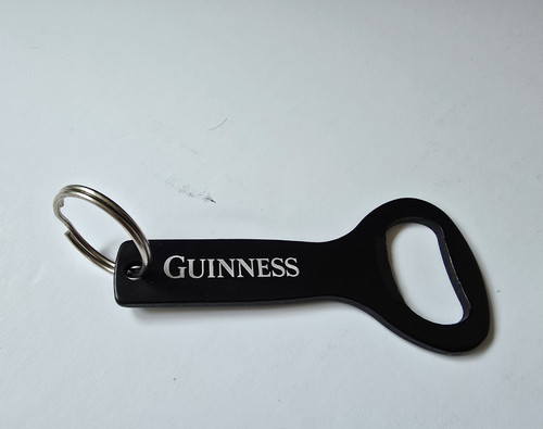 Guinness black metal bottle - metal,