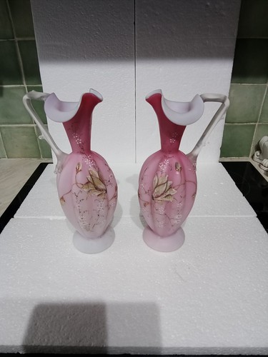 Pair antique thomas webb - of, &