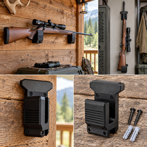 Wall mount gun - gun, horizontal
