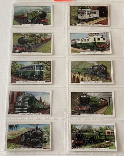 Gallaher 1937 trains - 1937,