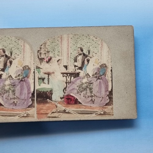 Victorian fashion stereoview - fashion,