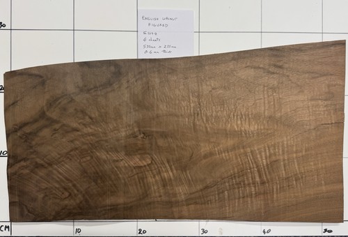 English walnut figured veneer - english,