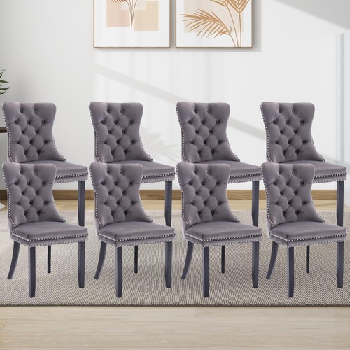 Velvet dining chairs - velvet, of