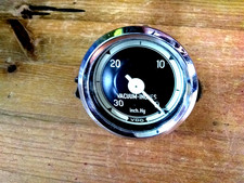 VINTAGE VDO VACUUM GAUGE, OVAL