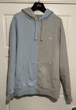 Grey Light Blue HUF Hoodie