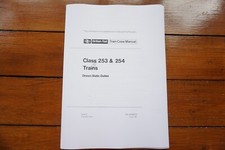 1981 Class 253 & 254 Locomotive Train Crew Manual Railway Drivers Duties 