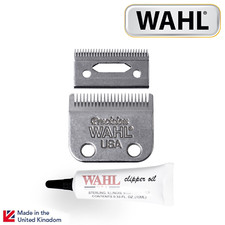 Wahl Clipper Blade Set and Oil Precision Homecut 0.8mm Cutting Length 2050-500