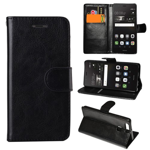 Black premium leather flip - premium,