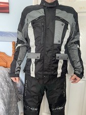 Duchinni Armoured Motorcycle Jacket 2xxl & Trousers Gunmetal Grey and Black XL