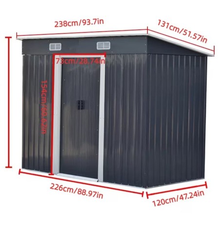 4x8 outdoor storage - 4x8,