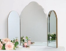 Antique Gold Arched Triple