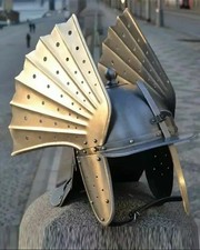 Winged lobster tail helmet - winged, lobster-tail