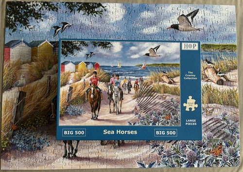 Hop house puzzles sea - house,