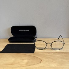 Polo Ralph Lauren Unisex Round Full Rim Eyeglasses Glasses Frames Eyewear & Case