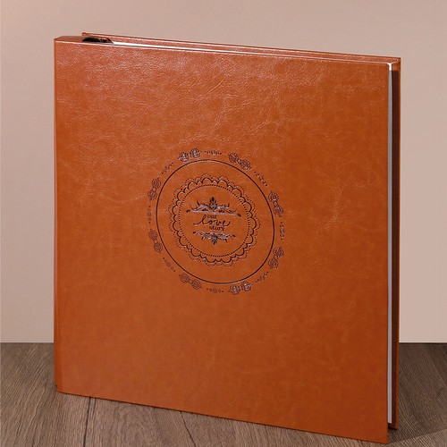 500 photos leather photo album - 500,