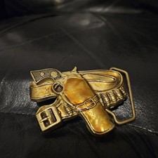 Vintage Old Gun Belt Buckle