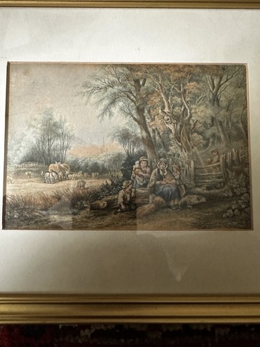 Antique george baxter print - baxter,