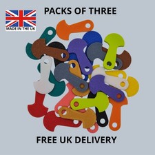 3 x Shopping Trolley Key Coin