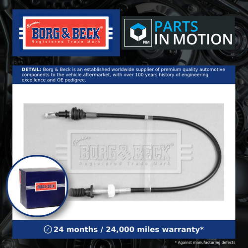 Clutch cable bkc1493 borg - clutch,