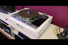 Chassis for Thorens TD 125 and MKII in White High Gloss Lacquer